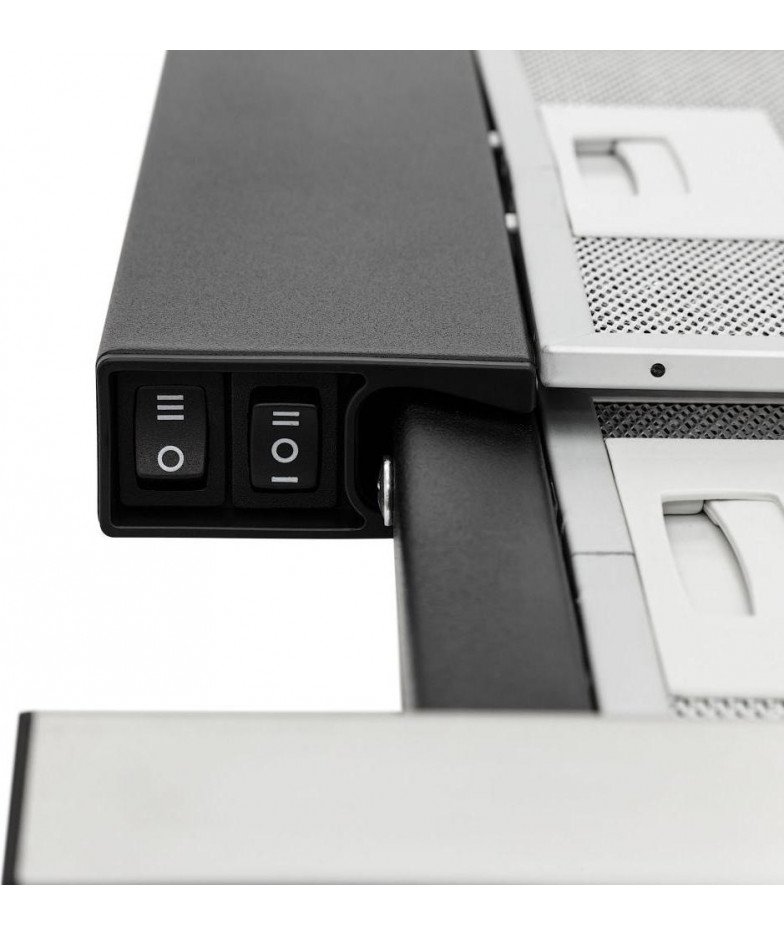 Вытяжка Krona Kamilla slim 600 black/inox (2 мотора) купить в Санкт-Петербурге и Москве
