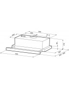 Вытяжка Krona VENDY 600 WHITE (1 мотор) купить в Санкт-Петербурге и Москве