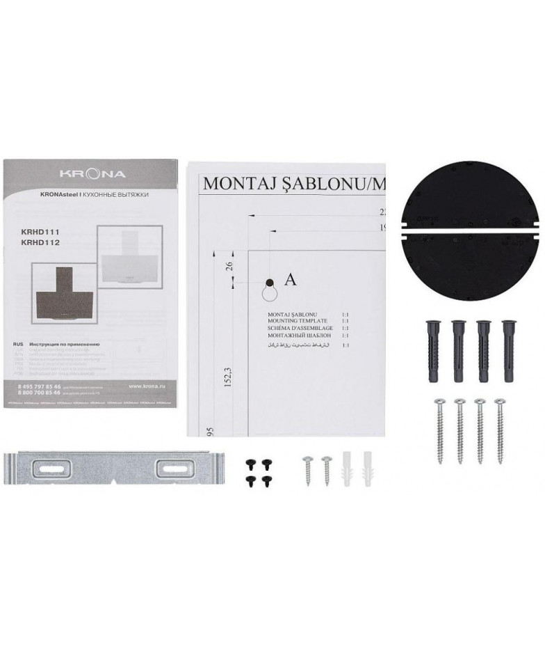 Вытяжка Krona POLLY 600 WHITE PB купить в Санкт-Петербурге и Москве