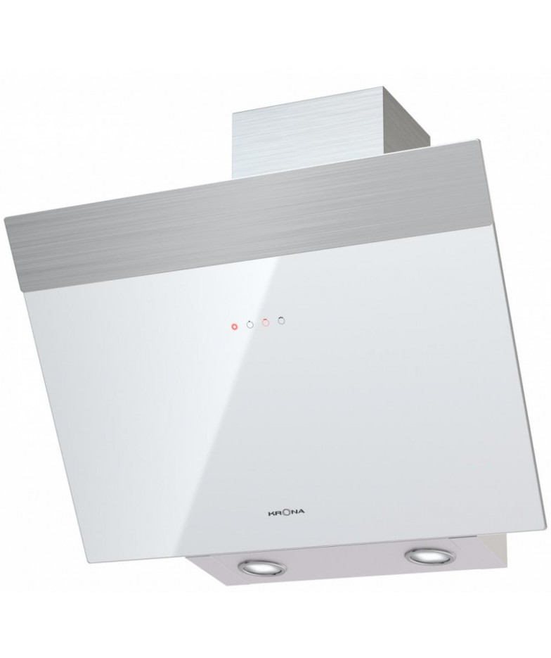 Вытяжка KRONA Kristen 600 white/inox S купить в Санкт-Петербурге и Москве