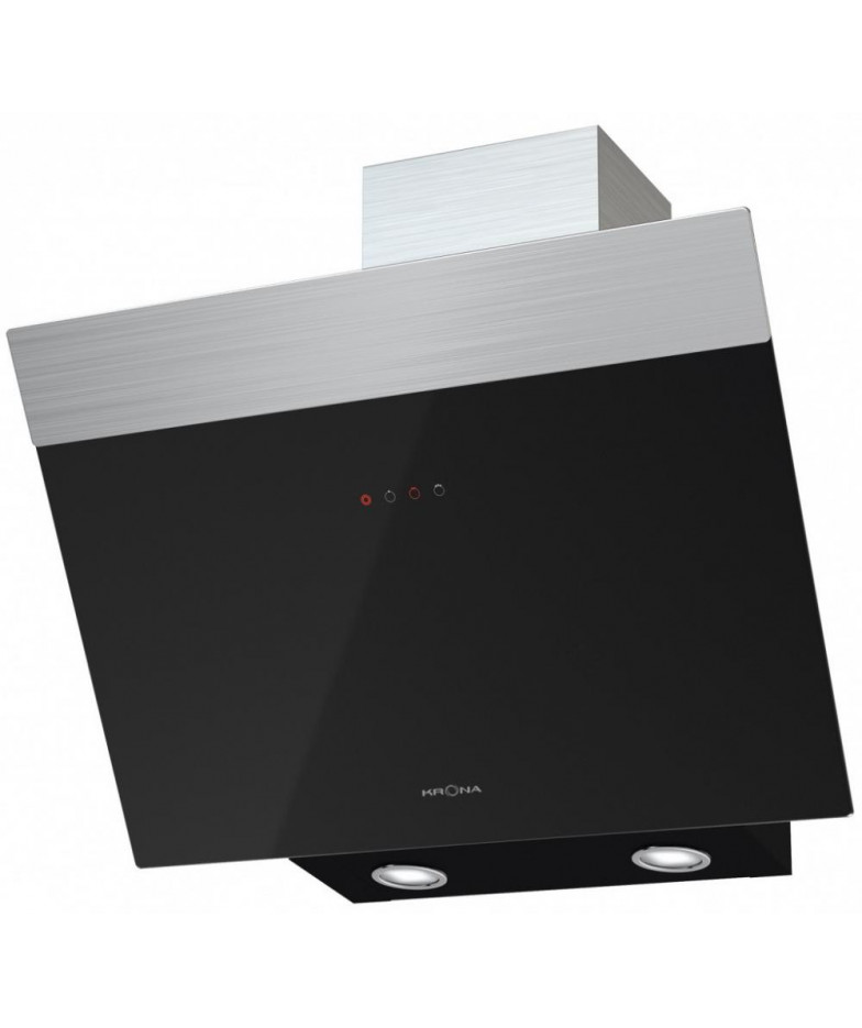 Вытяжка KRONA Kristen 600 black/inox S купить в Санкт-Петербурге и Москве