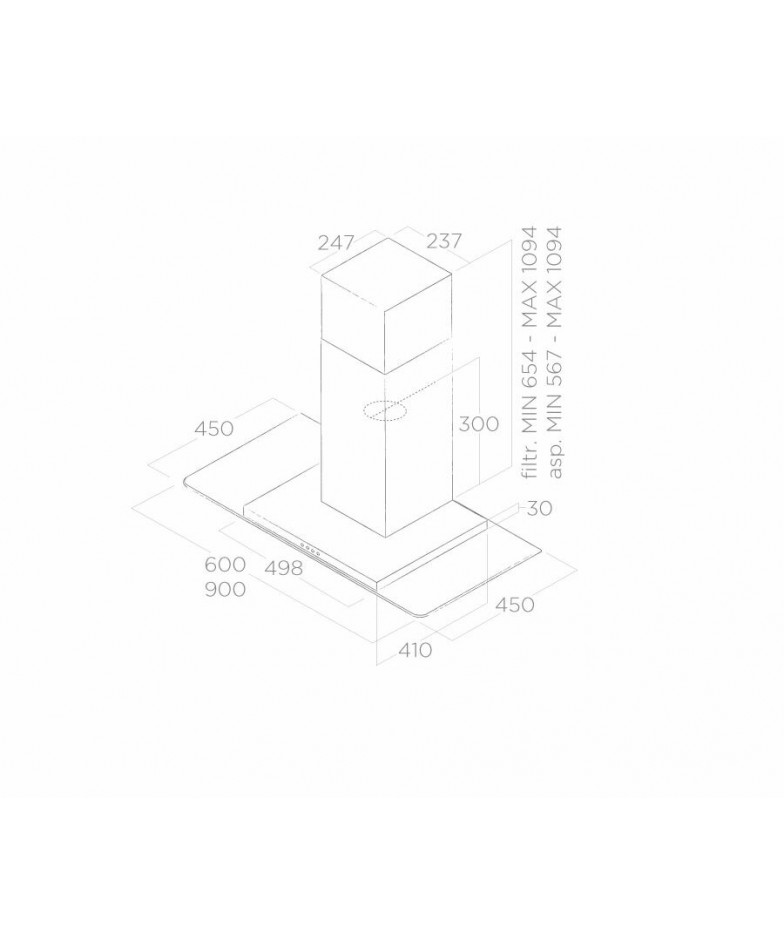 Вытяжка ELICA FLAT GLASS IX/A/90 купить в Санкт-Петербурге и Москве