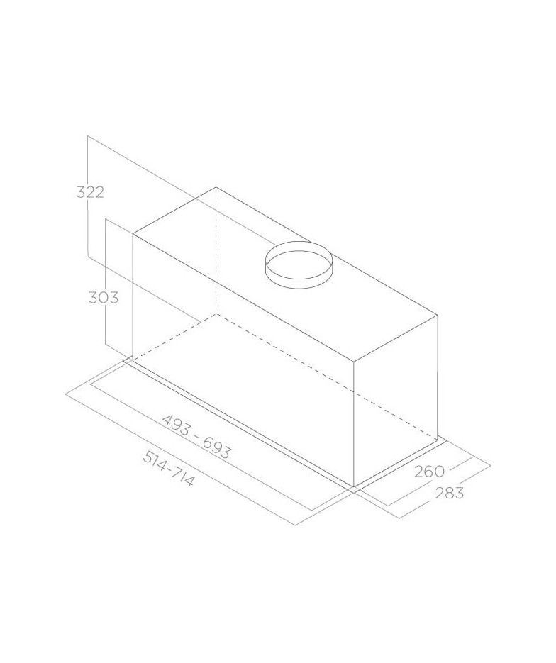 Встраиваемый вытяжной шкаф ELICA LANE SENSOR IX/A/72-PRF0188201 купить в Санкт-Петербурге и Москве