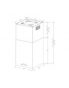 Вытяжка KORTING KHA 45970 W Cube купить в Санкт-Петербурге и Москве