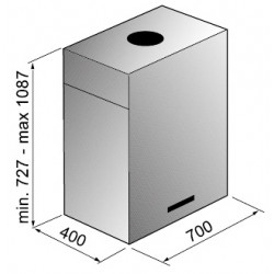 Вытяжка KORTING KHA 7950 X Cube купить в Санкт-Петербурге и Москве
