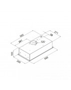 Встраиваемая вытяжка  MAUNFELD CROSBY ROCKY 60 Glass Black купить в Санкт-Петербурге и Москве