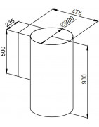 ВЫТЯЖКА MAUNFELD  LEE WALL (sensor) 39 BLACK купить в Санкт-Петербурге и Москве