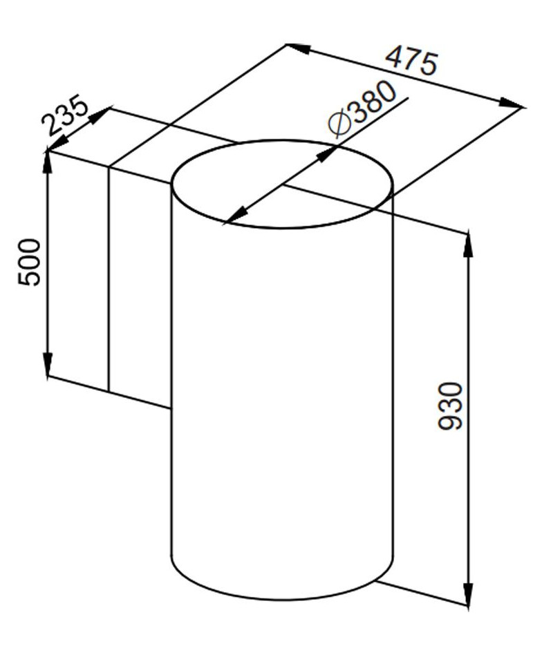 ВЫТЯЖКА MAUNFELD  LEE WALL (sensor) 39 BLACK купить в Санкт-Петербурге и Москве