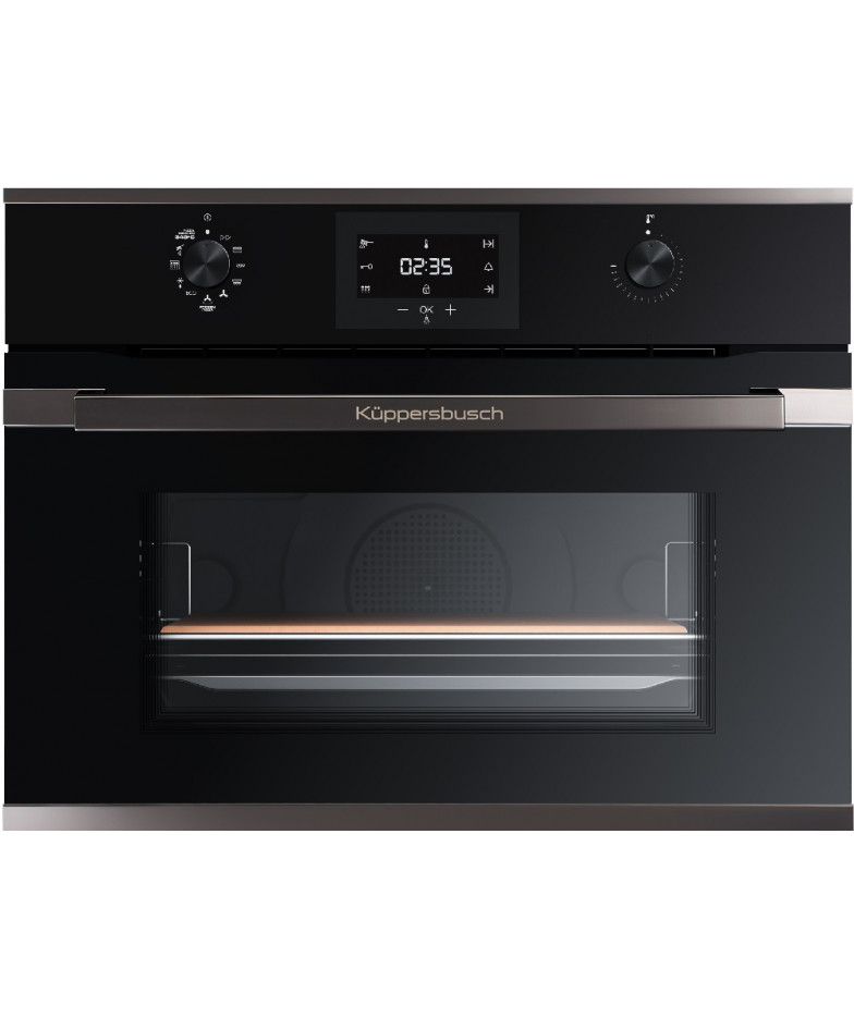 Компактный духовой шкаф Kuppersbusch CBP 6332.0 S2 Black Chrome купить в Санкт-Петербурге и Москве