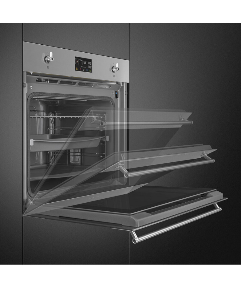 Встраиваемый духовой шкаф Smeg SOP6302S2PX купить в Санкт-Петербурге и Москве