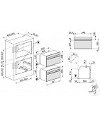 Встраиваемый духовой шкаф SMEG SO4102S3G купить в Санкт-Петербурге и Москве