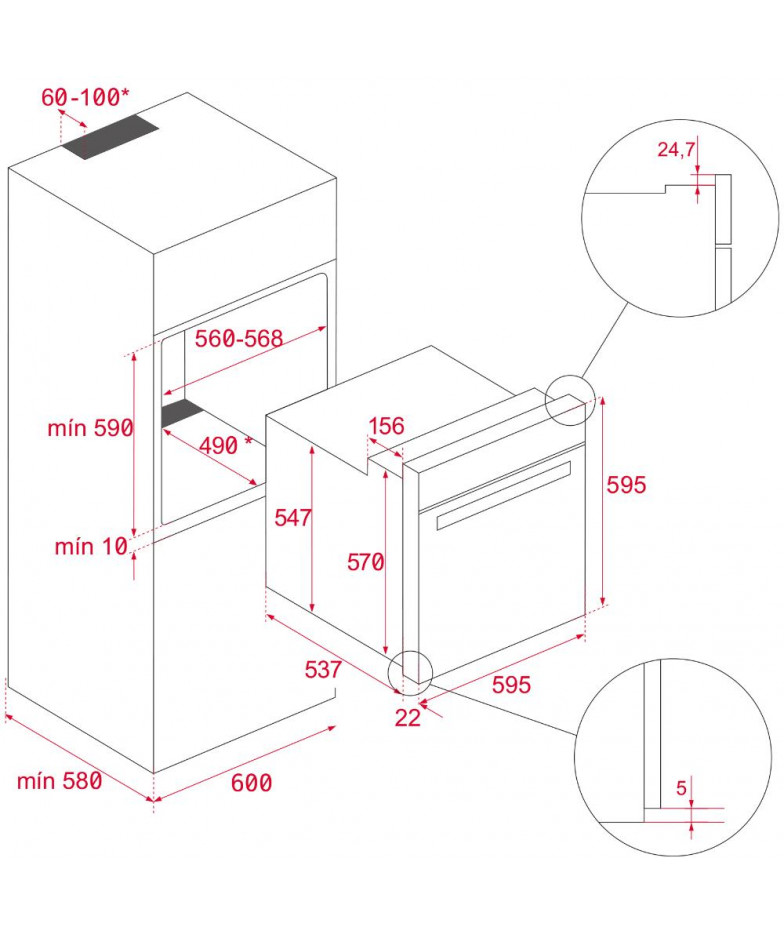 Духовой шкаф Teka HBB 720 BK купить в Санкт-Петербурге и Москве