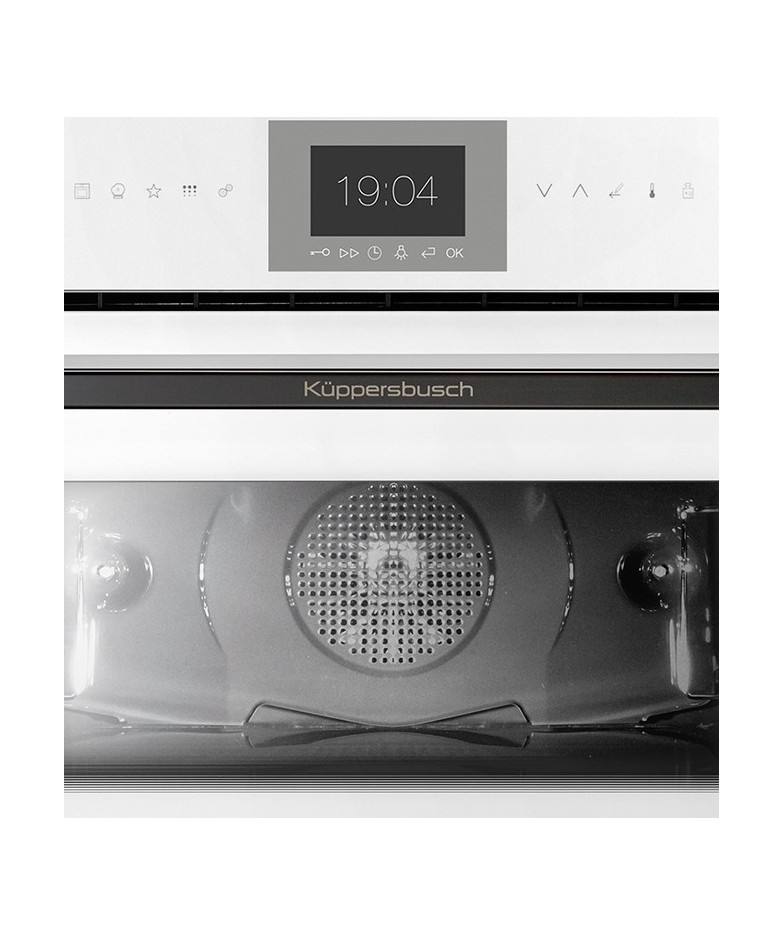 Компактный духовой шкаф с паром Kuppersbusch CBD 6550.0 W2 Black Chrome купить в Санкт-Петербурге и Москве