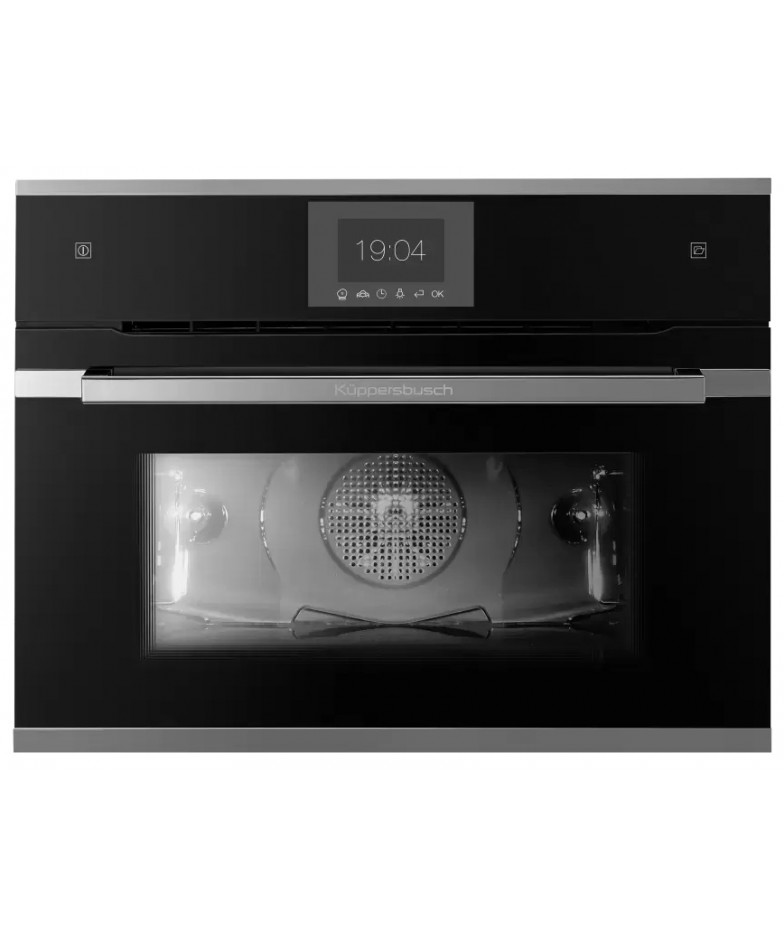 Компактный духовой шкаф с паром Kuppersbusch CBD 6550.0 S3 Silver Chrome купить в Санкт-Петербурге и Москве