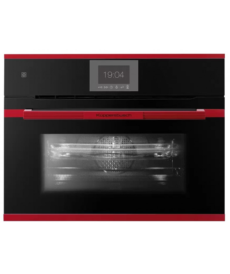 Компактный духовой шкаф с микроволнами Kuppersbusch CBM 6550.0 S8 Hot Chili купить в Санкт-Петербурге и Москве