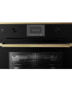 Компактный духовой шкаф с микроволнами Kuppersbusch CBM 6350.0 S4 Gold купить в Санкт-Петербурге и Москве