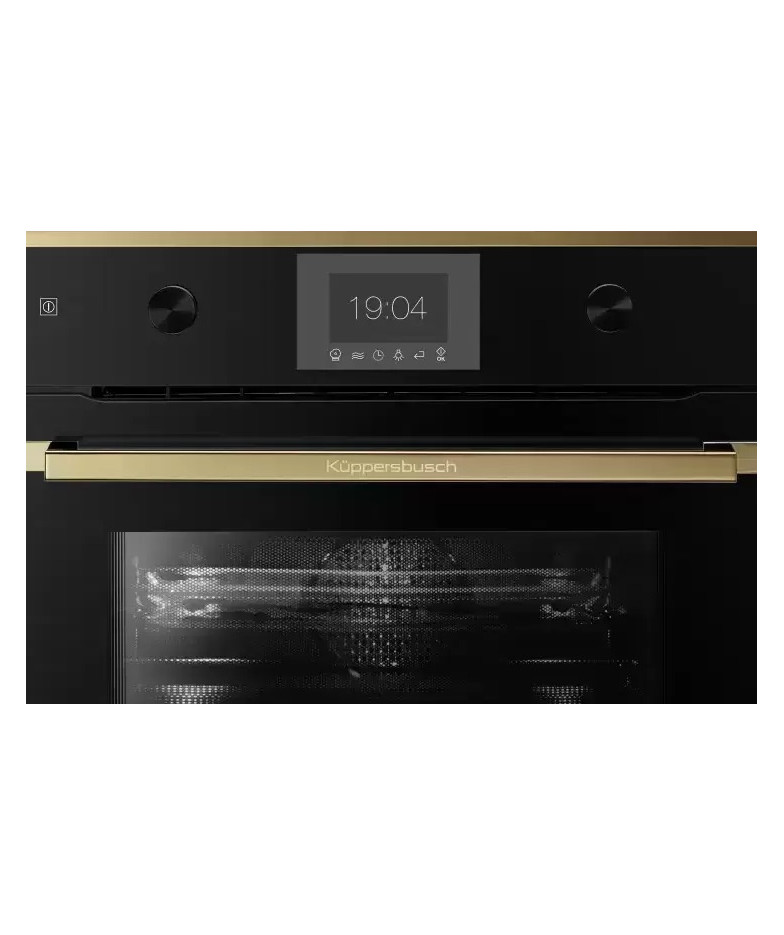Компактный духовой шкаф с микроволнами Kuppersbusch CBM 6350.0 S4 Gold купить в Санкт-Петербурге и Москве