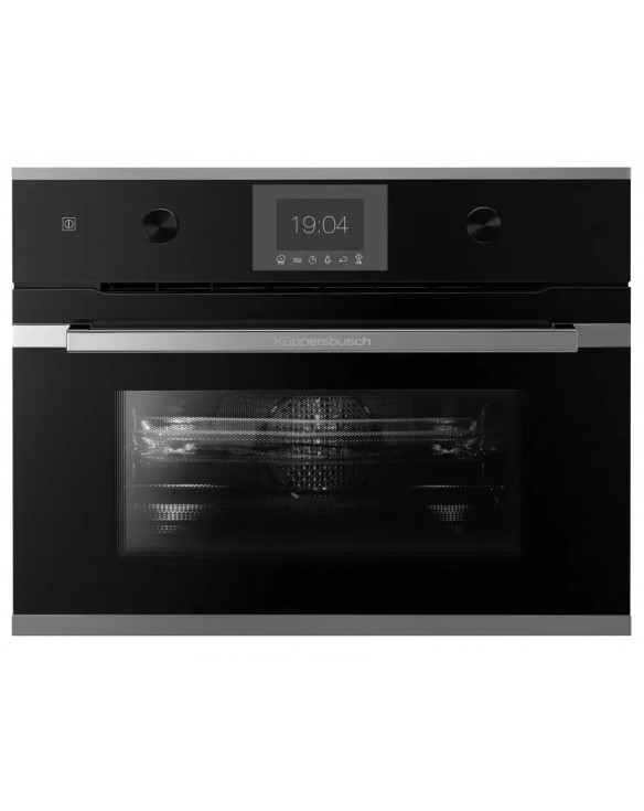 Компактный духовой шкаф с микроволнами Kuppersbusch CBM 6350.0 S3 Silver Chrome купить в Санкт-Петербурге и Москве