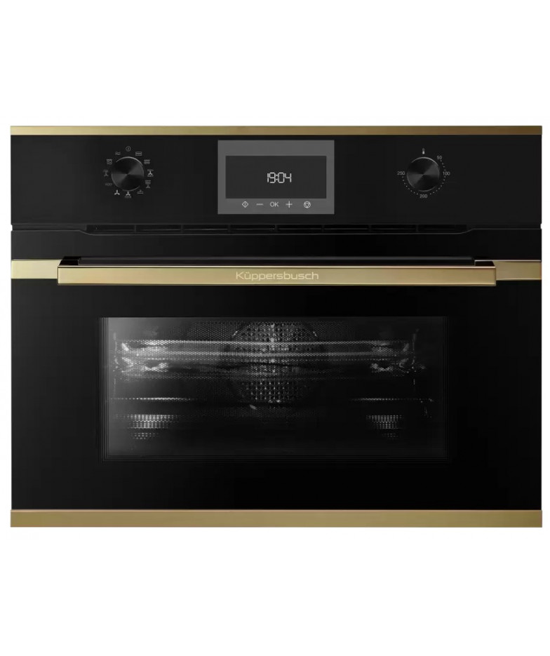 Компактный духовой шкаф с микроволнами  Kuppersbusch CBM 6330.0 S4 Gold купить в Санкт-Петербурге и Москве