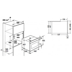 Компактный духовой шкаф Kuppersbusch CBP 6550.0 W2 Black Chrome купить в Санкт-Петербурге и Москве