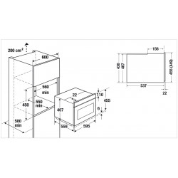 Компактный духовой шкаф с микроволнами Kuppersbusch CBM 6550.0 W8 купить в Санкт-Петербурге и Москве