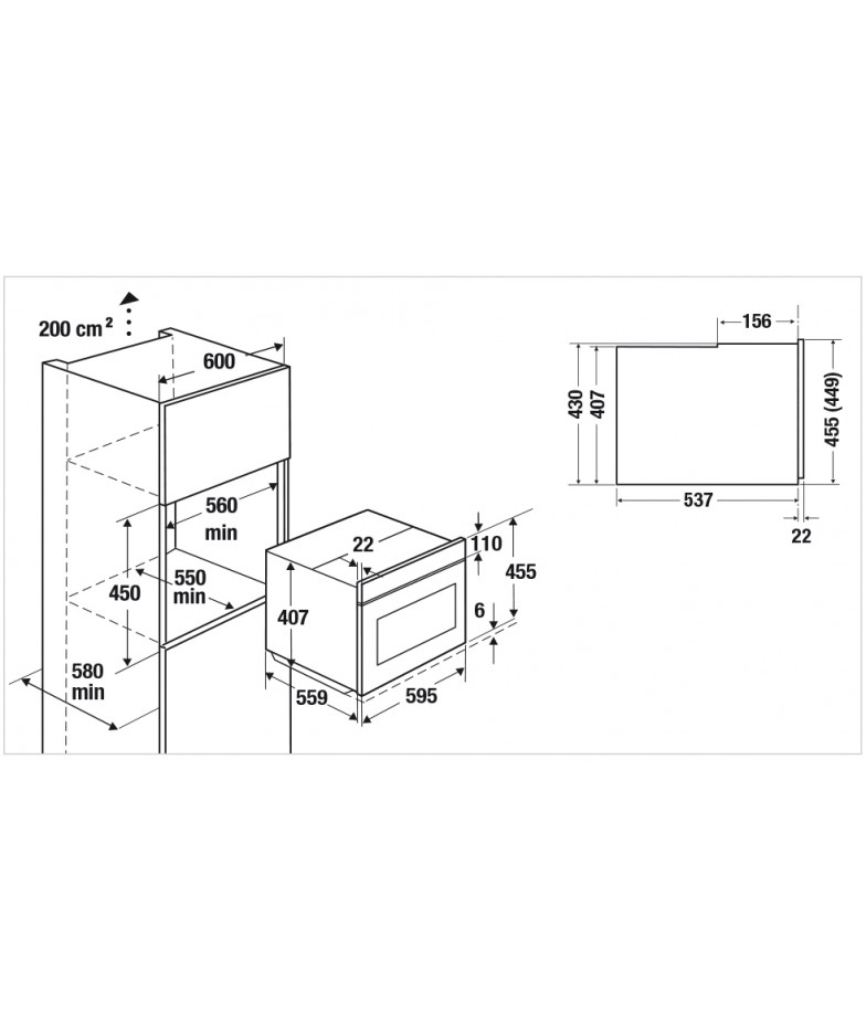Компактный духовой шкаф с микроволнами Kuppersbusch CBM 6550.0 W8 купить в Санкт-Петербурге и Москве