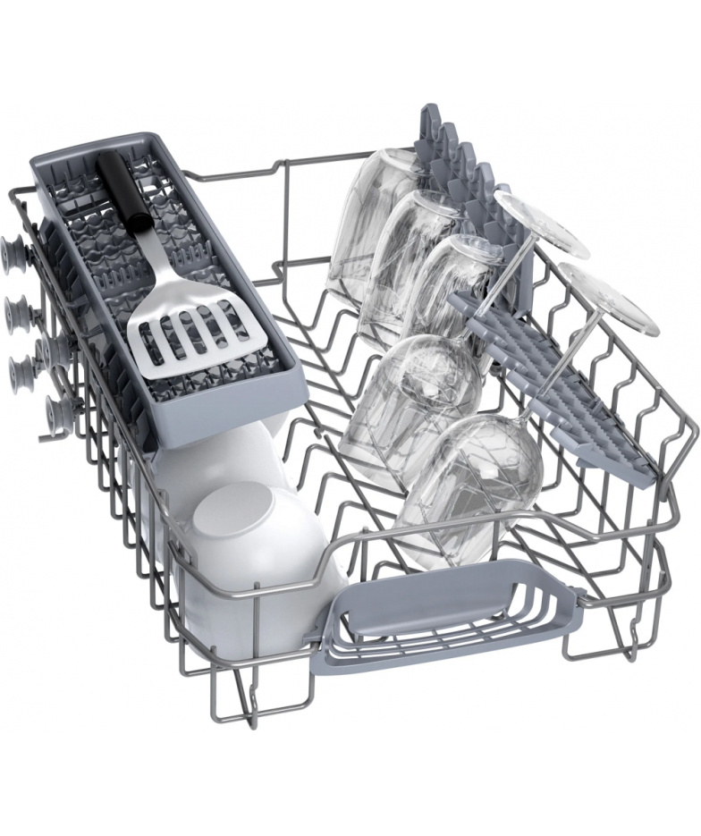 Встраиваемая посудомоечная машина Bosch SPV2IKX10E,  узкая, ширина 44.8см, полновстраиваемая, загрузка 9 комплектов купить в Сан