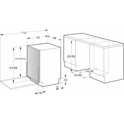 Встраиваемые посудомоечные машины GORENJE GV693C61AD купить в Санкт-Петербурге и Москве