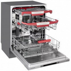 Встраиваемая посудомоечная машина KUPPERSBERG GLM 6080,  полноразмерная, ширина 59.8см, полновстраиваемая, загрузка 14 комплекто