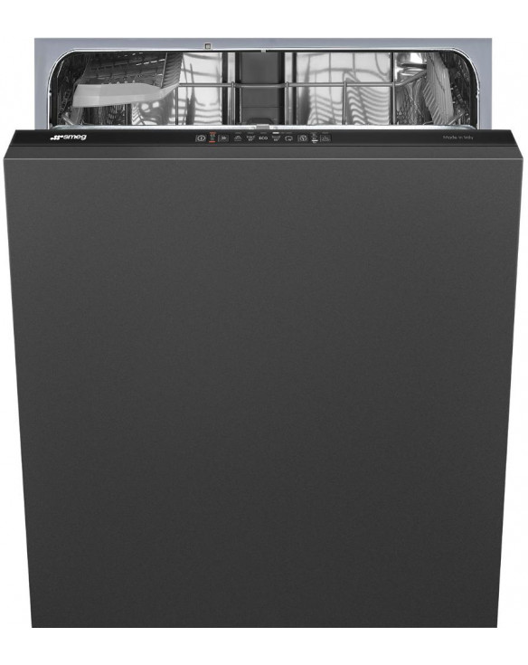 Встраиваемая посудомоечная машина SMEG ST211DS,  полноразмерная, ширина 59.8см, полновстраиваемая, загрузка 13 комплектов, черны