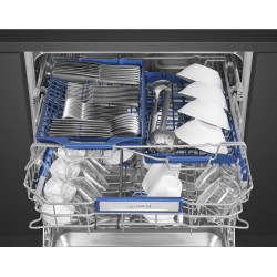 Встраиваемая посудомоечная машина SMEG STL333CL,  полноразмерная, ширина 59.8см, полновстраиваемая, загрузка 13 комплектов, сере