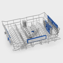 Встраиваемая посудомоечная машина SMEG STL333CL,  полноразмерная, ширина 59.8см, полновстраиваемая, загрузка 13 комплектов, сере