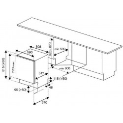 Встраиваемая посудомоечная машина Bertazzoni DW6083PRTS купить в Санкт-Петербурге и Москве