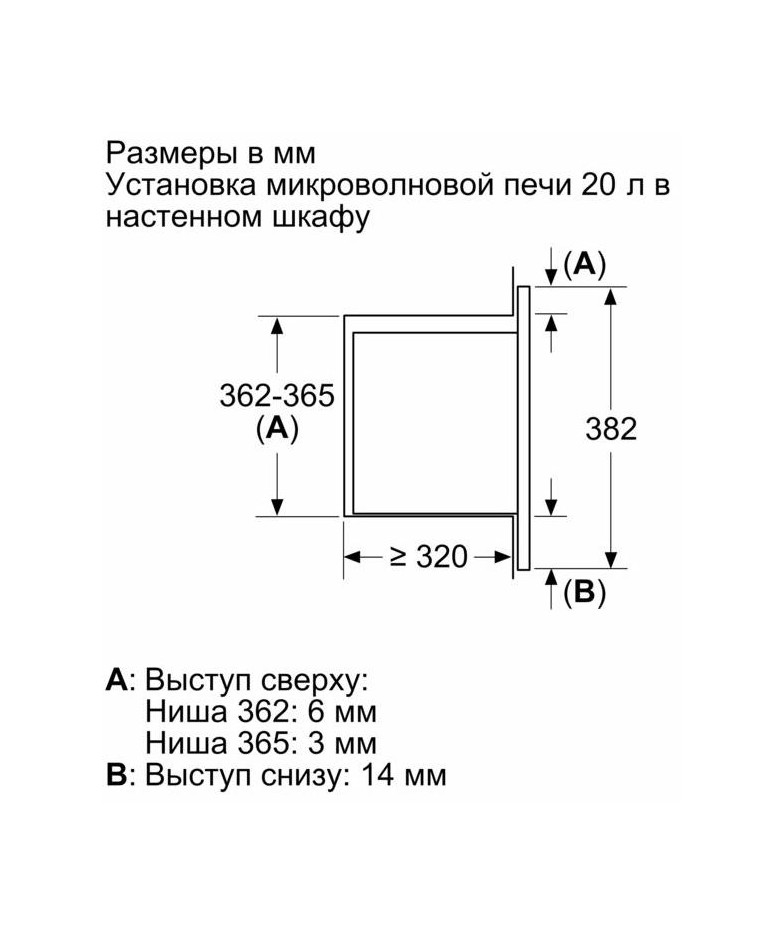 Встраиваемая микроволновая печь BOSCH BFL623MW3 купить в Санкт-Петербурге и Москве