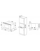 Встраиваемая микроволновая печь Smeg MP722PO купить в Санкт-Петербурге и Москве