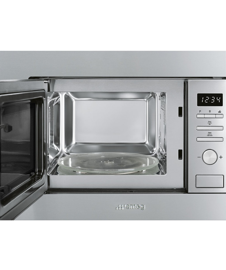 Встраиваемая микроволновая печь Smeg FMI020X купить в Санкт-Петербурге и Москве