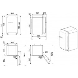 Холодильник Smeg FAB10RDSN5 купить в Санкт-Петербурге и Москве