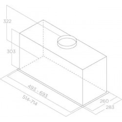 Встраиваемый вытяжной шкаф ELICA LANE SENSOR IX/A/72-PRF0188201 купить в Санкт-Петербурге и Москве
