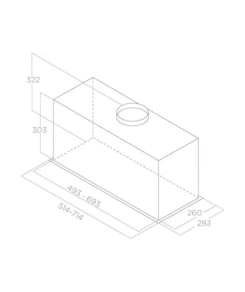 Встраиваемый вытяжной шкаф ELICA LANE SENSOR IX/A/72-PRF0188201 купить в Санкт-Петербурге и Москве