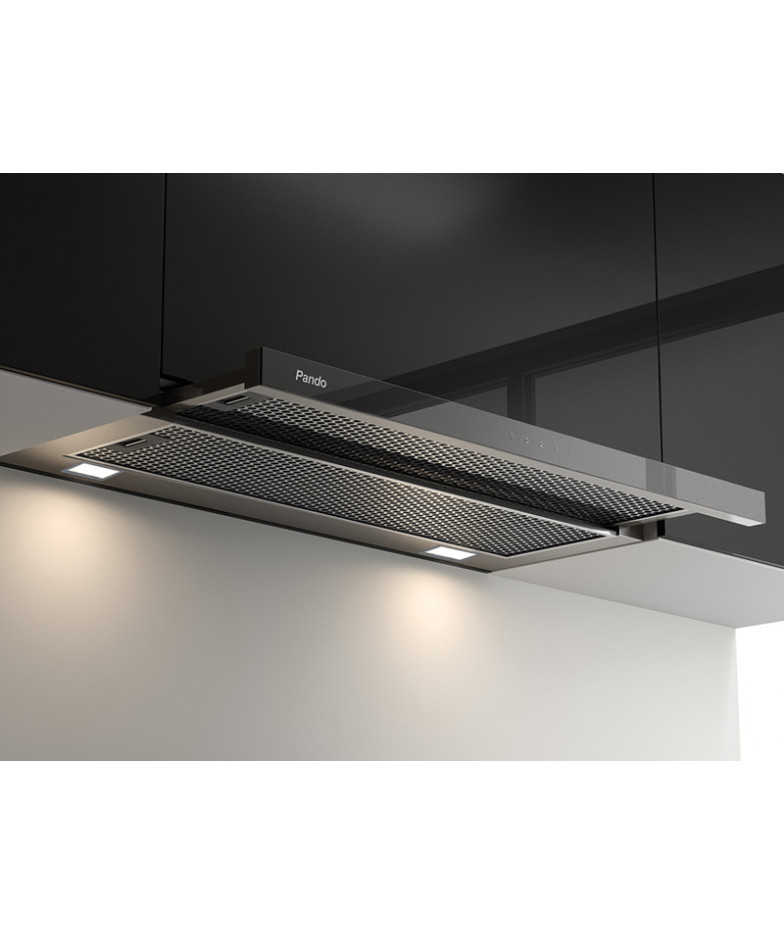 Встраиваемая вытяжка Pando IES/90 IX TOUCH CT NEGRO 850 SEC купить в Санкт-Петербурге и Москве