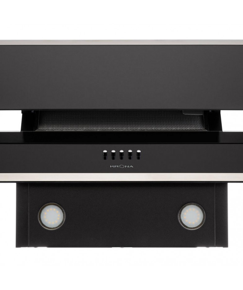 Вытяжка KRONA IRIDA 600 black push button купить в Санкт-Петербурге и Москве