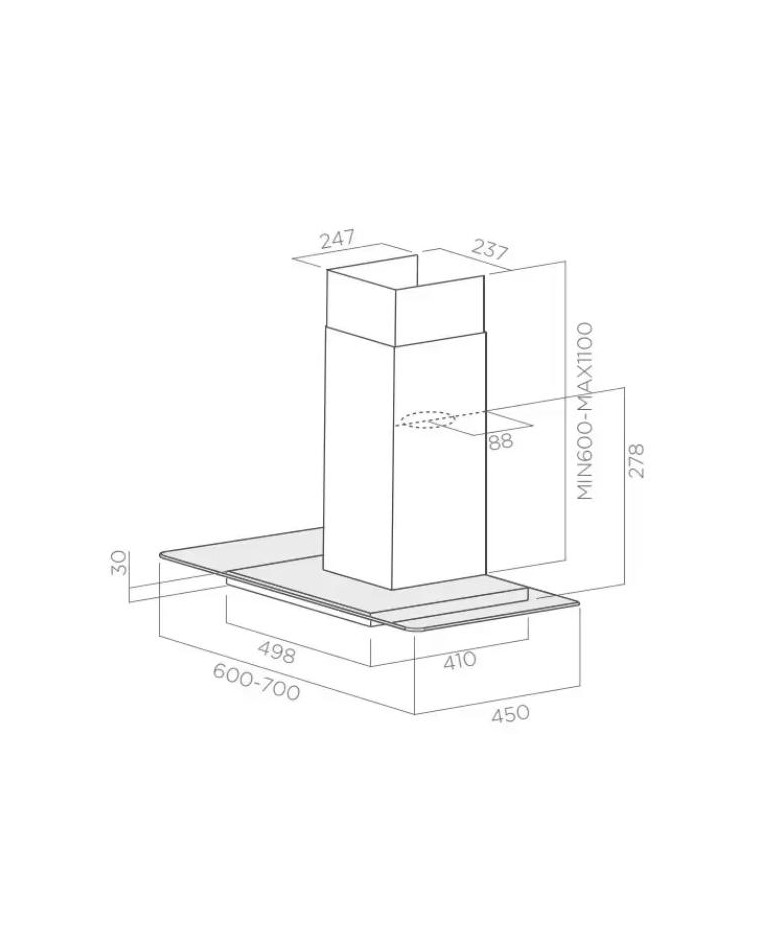 Вытяжка ELICA FLAT GLASS IX/A/60 купить в Санкт-Петербурге и Москве