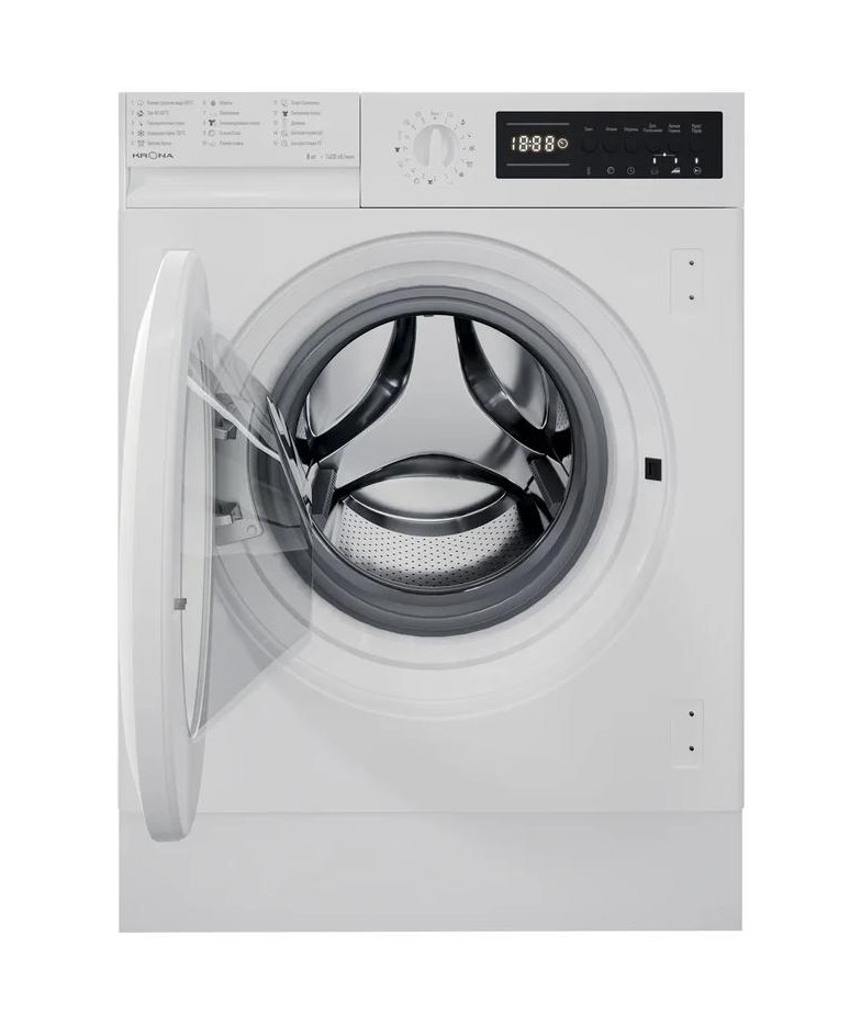 Встраиваемая стиральная машина KRONA KALISA 1400 8K WHITE купить в Санкт-Петербурге и Москве