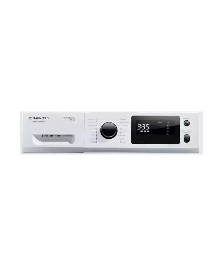 Стиральная машина MAUNFELD MFWM1586WH, с фронтальной загрузкой, с паром, 8кг, 1500об/мин, с сушкой, инверторная купить в Санкт-П