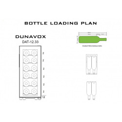 Винный шкаф Dunavox DAT-12.33C купить в Санкт-Петербурге и Москве