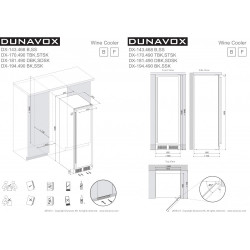 Винный шкаф Dunavox DX-194.490SSK купить в Санкт-Петербурге и Москве