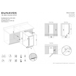 Винный шкаф Dunavox DAUF-32.83B купить в Санкт-Петербурге и Москве