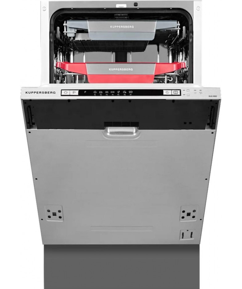 Встраиваемая посудомоечная машина KUPPERSBERG GLM 4580,  узкая, ширина 44.8см, полновстраиваемая, загрузка 11 комплектов купить 