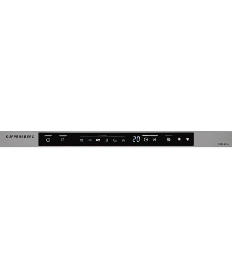 Встраиваемая посудомоечная машина KUPPERSBERG GSM 4574,  узкая, ширина 44.8см, полновстраиваемая, загрузка 10 комплектов купить 