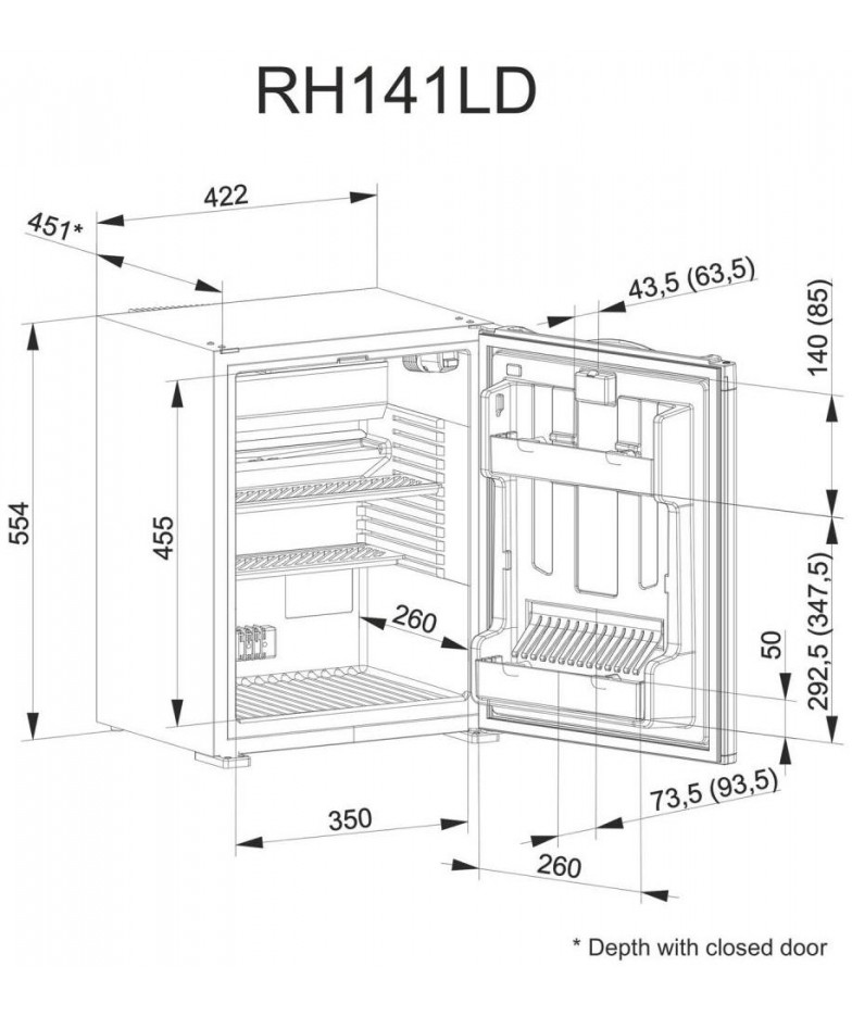 Минибар Dometic RH 141 LD купить в Санкт-Петербурге и Москве